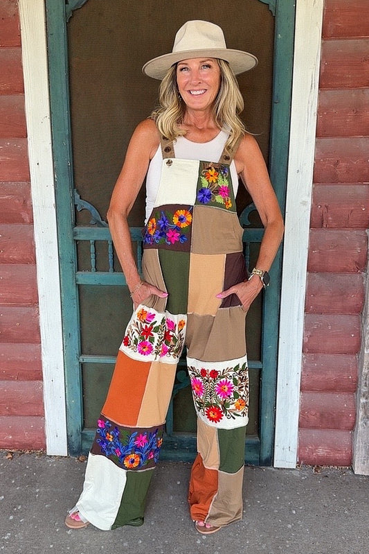 Highland Heritage Patchwork Overalls