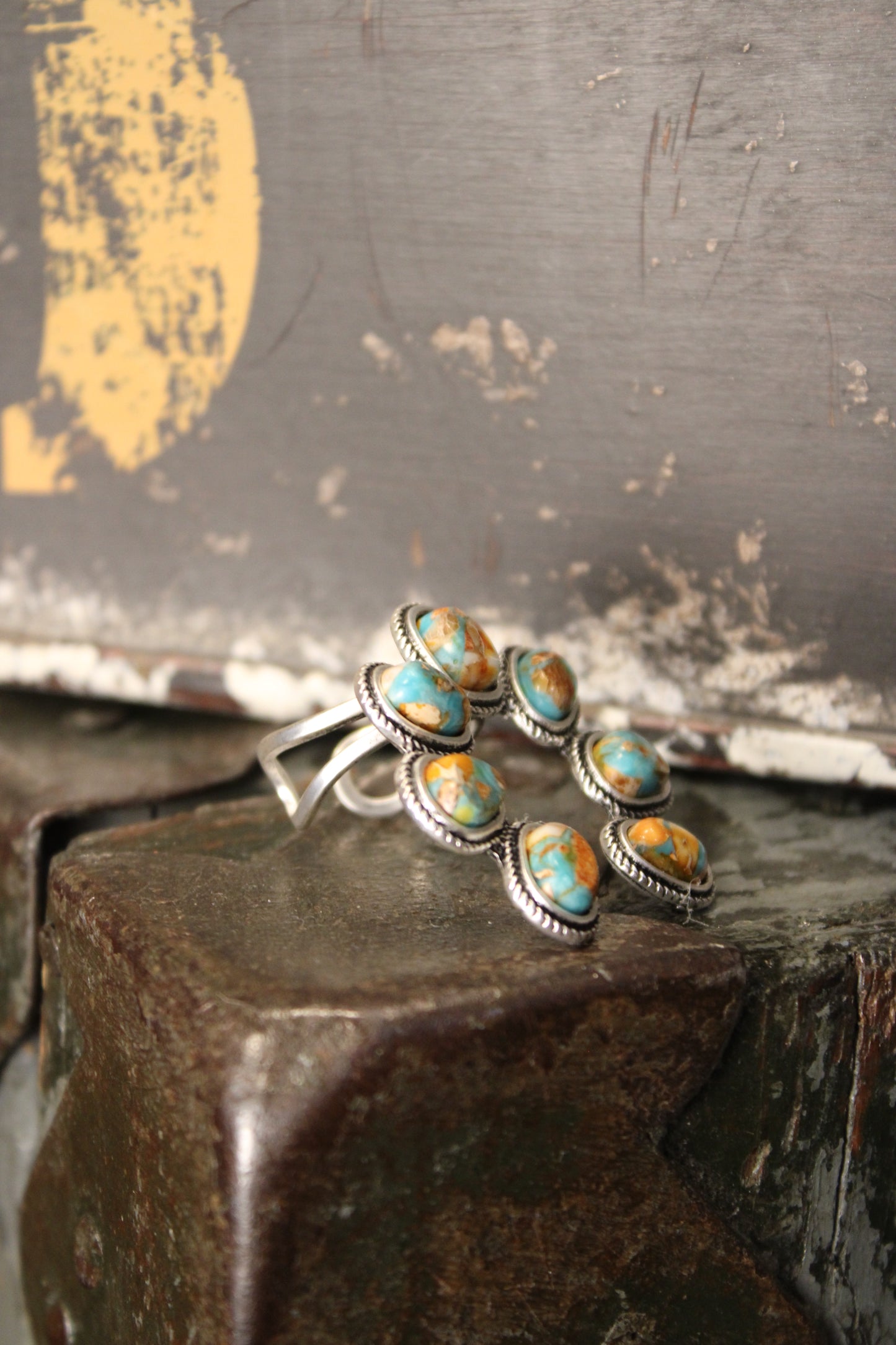 Squash Blossom Sunset Ring