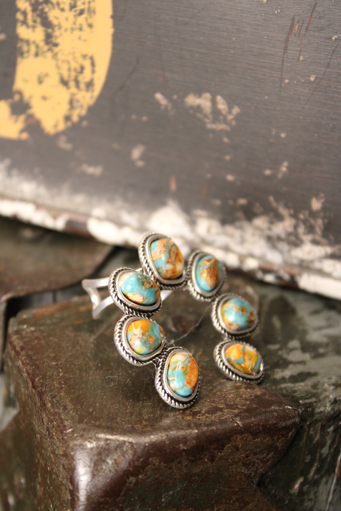 Squash Blossom Sunset Ring