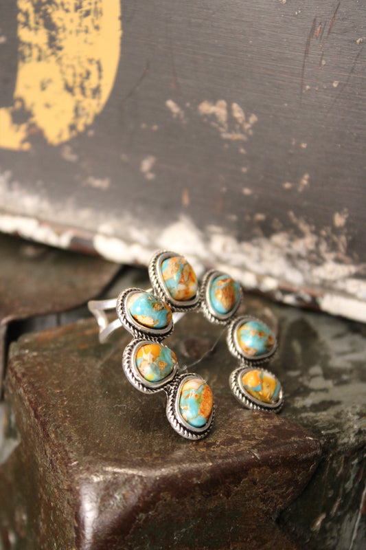 Squash Blossom Sunset Ring