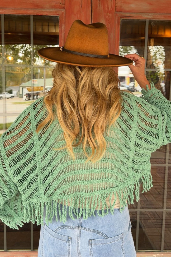 Seafoam Cotton Cardigan