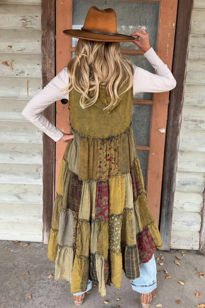 Desert Charm Sleeveless Hooded Jacket