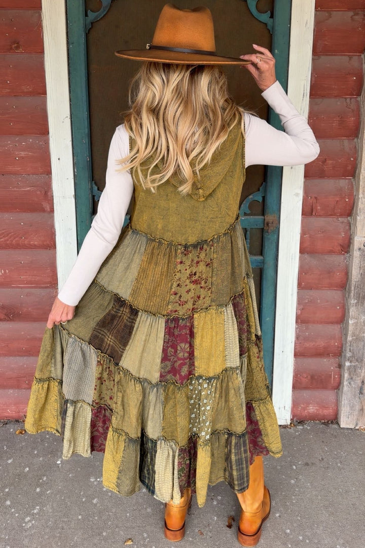 Desert Charm Sleeveless Hooded Jacket