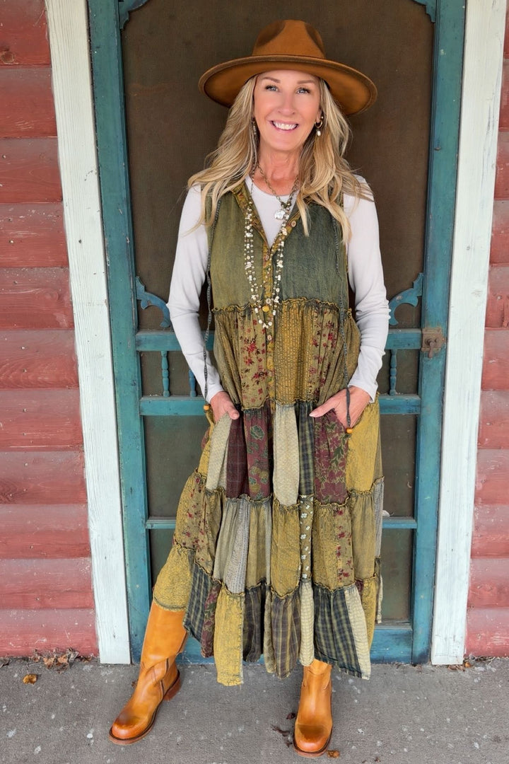 Desert Charm Sleeveless Hooded Jacket