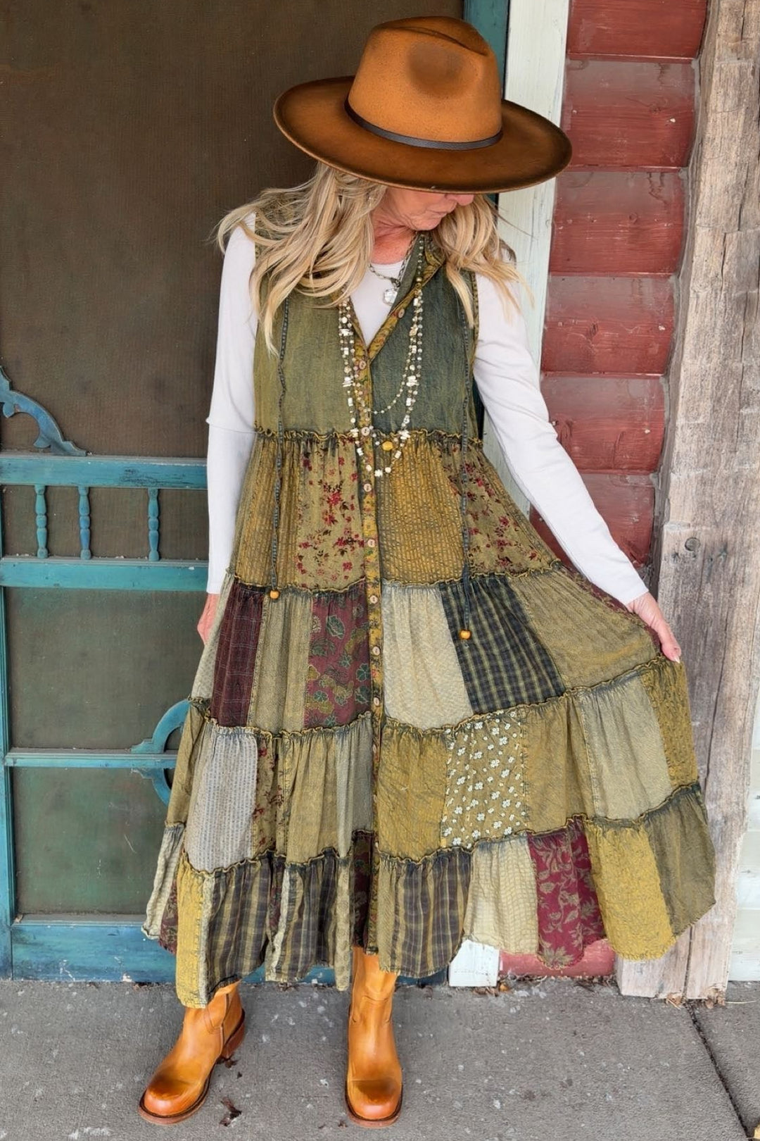 Desert Charm Sleeveless Hooded Jacket