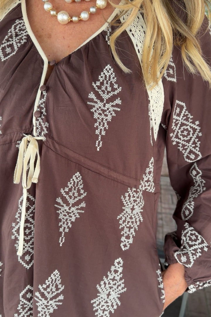 Country Manor Stitched Dress