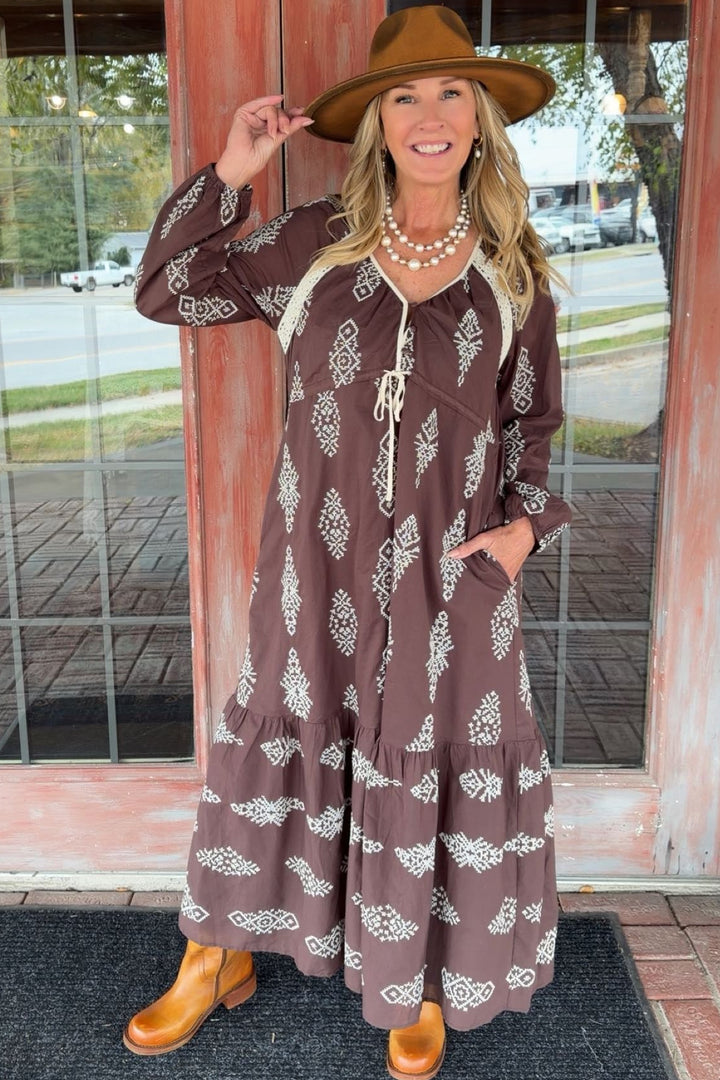 Country Manor Stitched Dress