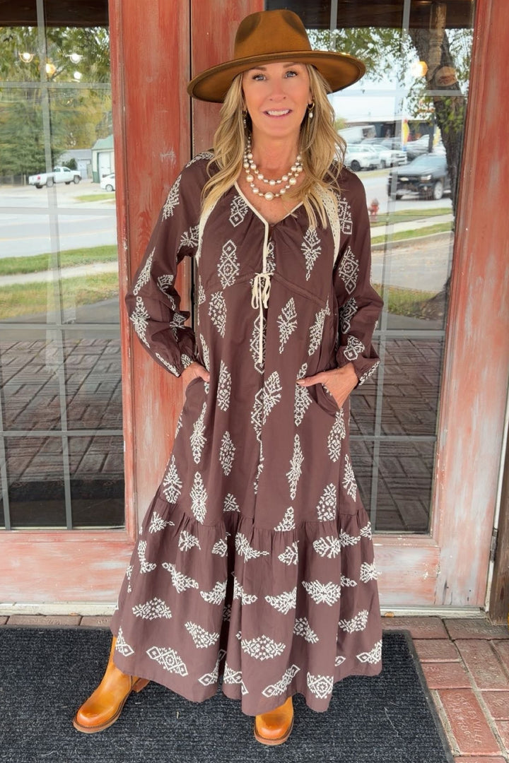 Country Manor Stitched Dress