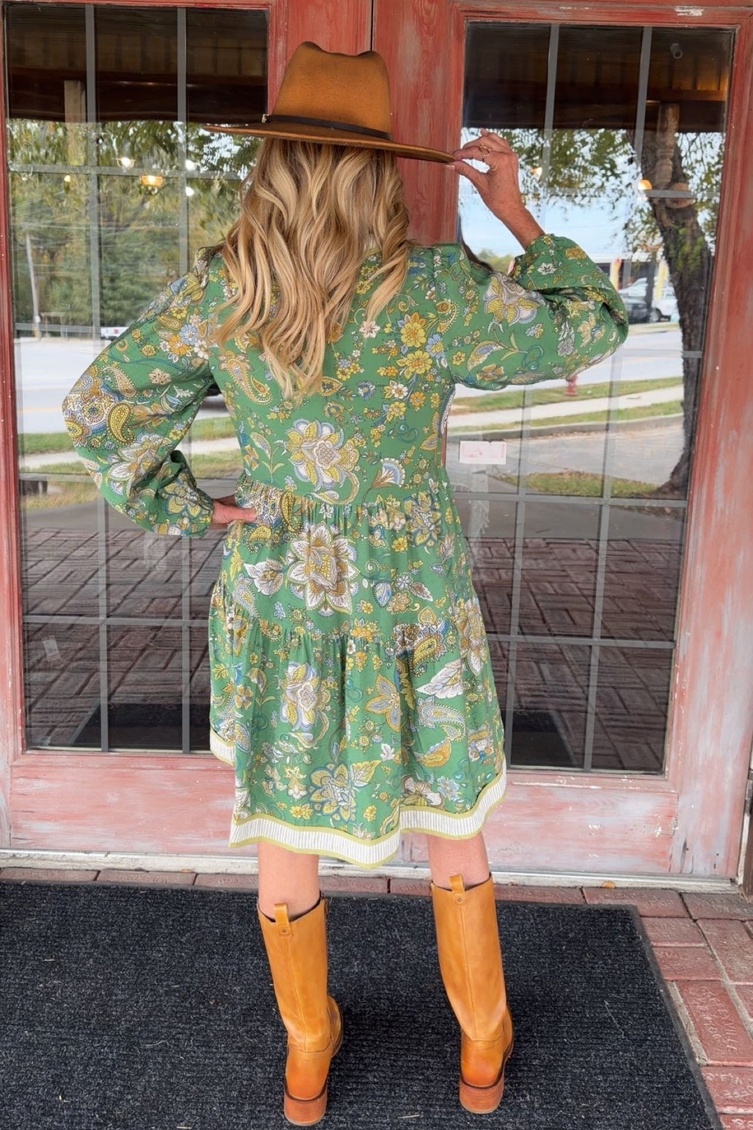 Emerald Vines Dress