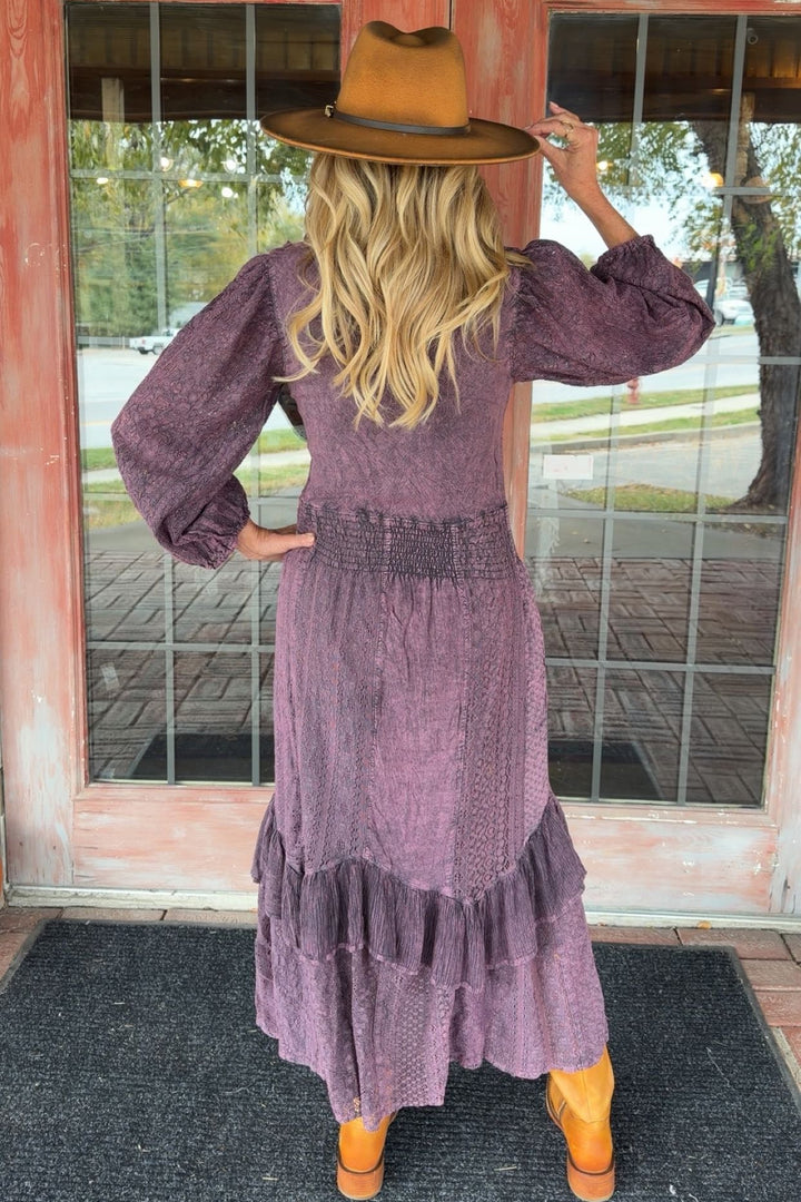 Wandering Mulberry Cotton Dress
