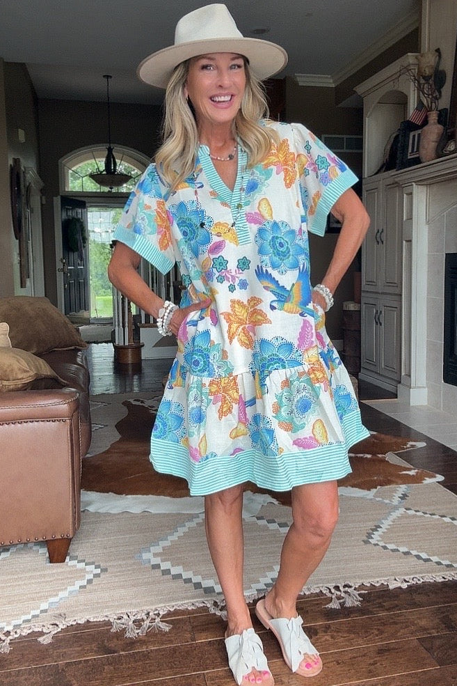 Bohemian Mint Dress