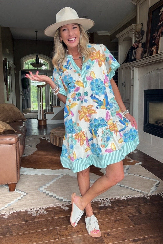 Bohemian Mint Dress