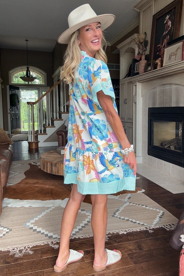Bohemian Mint Dress