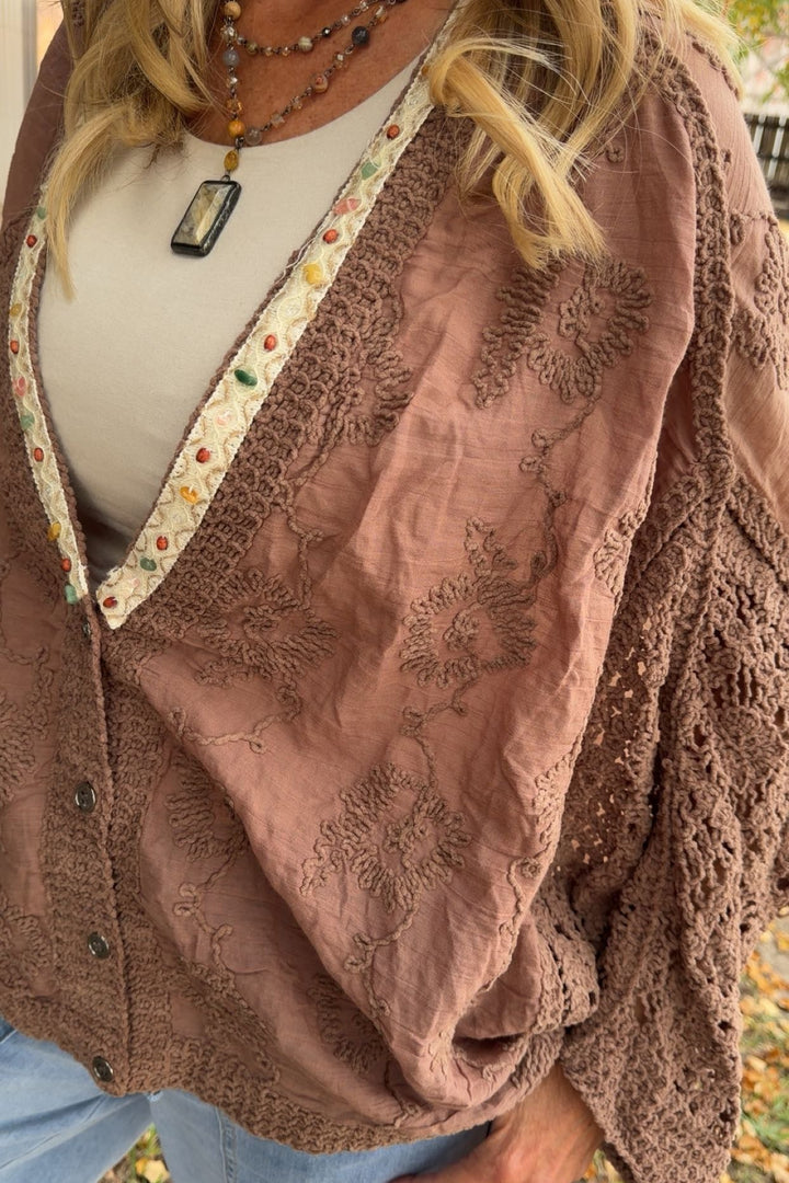 Toasted Chestnut Cardigan