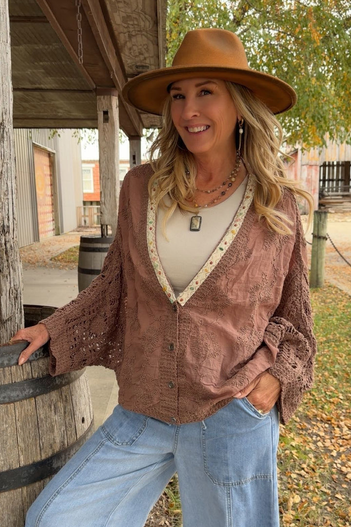 Toasted Chestnut Cardigan