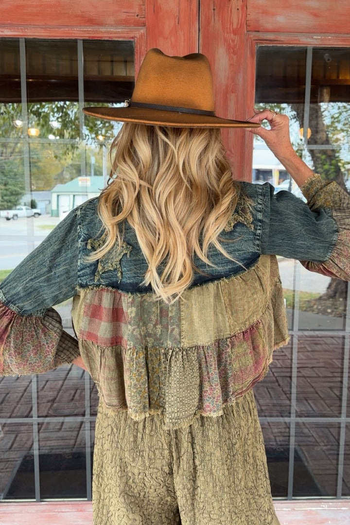 Cosmic Cottage Cropped Cardigan