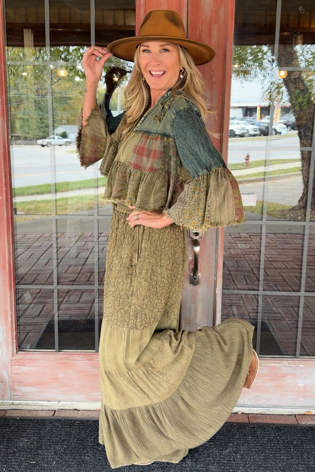 Cosmic Cottage Cropped Cardigan
