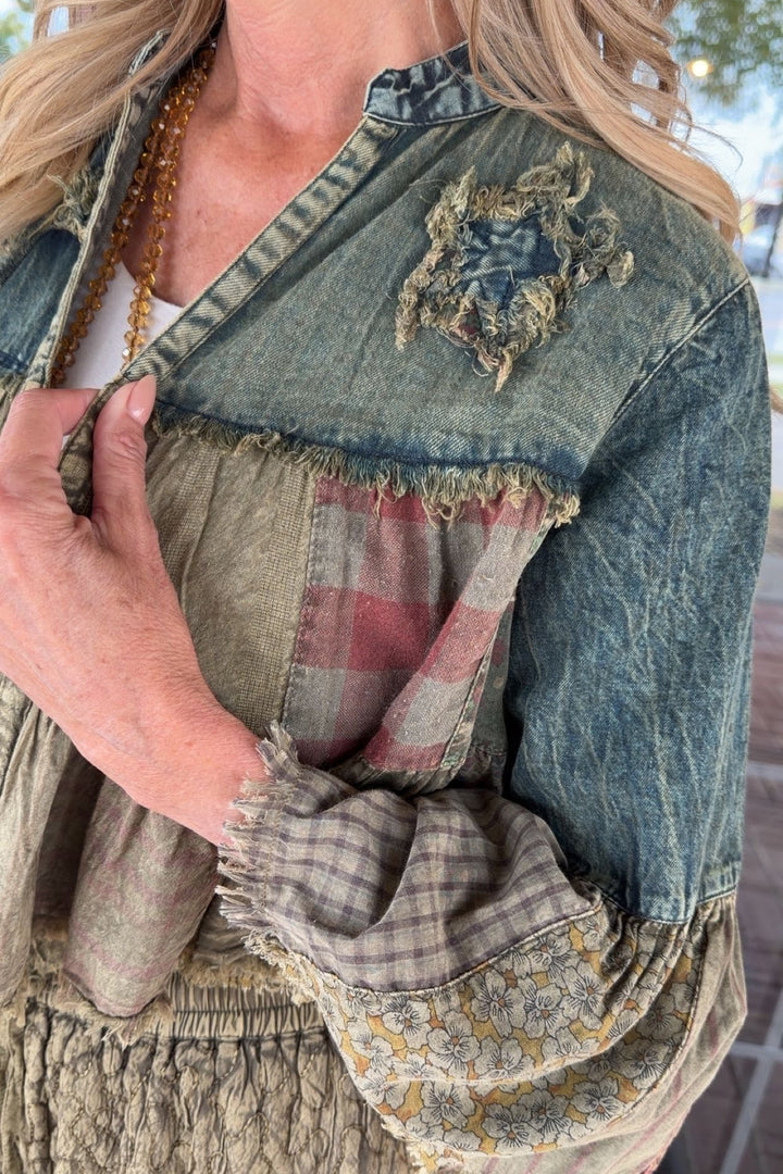 Cosmic Cottage Cropped Cardigan