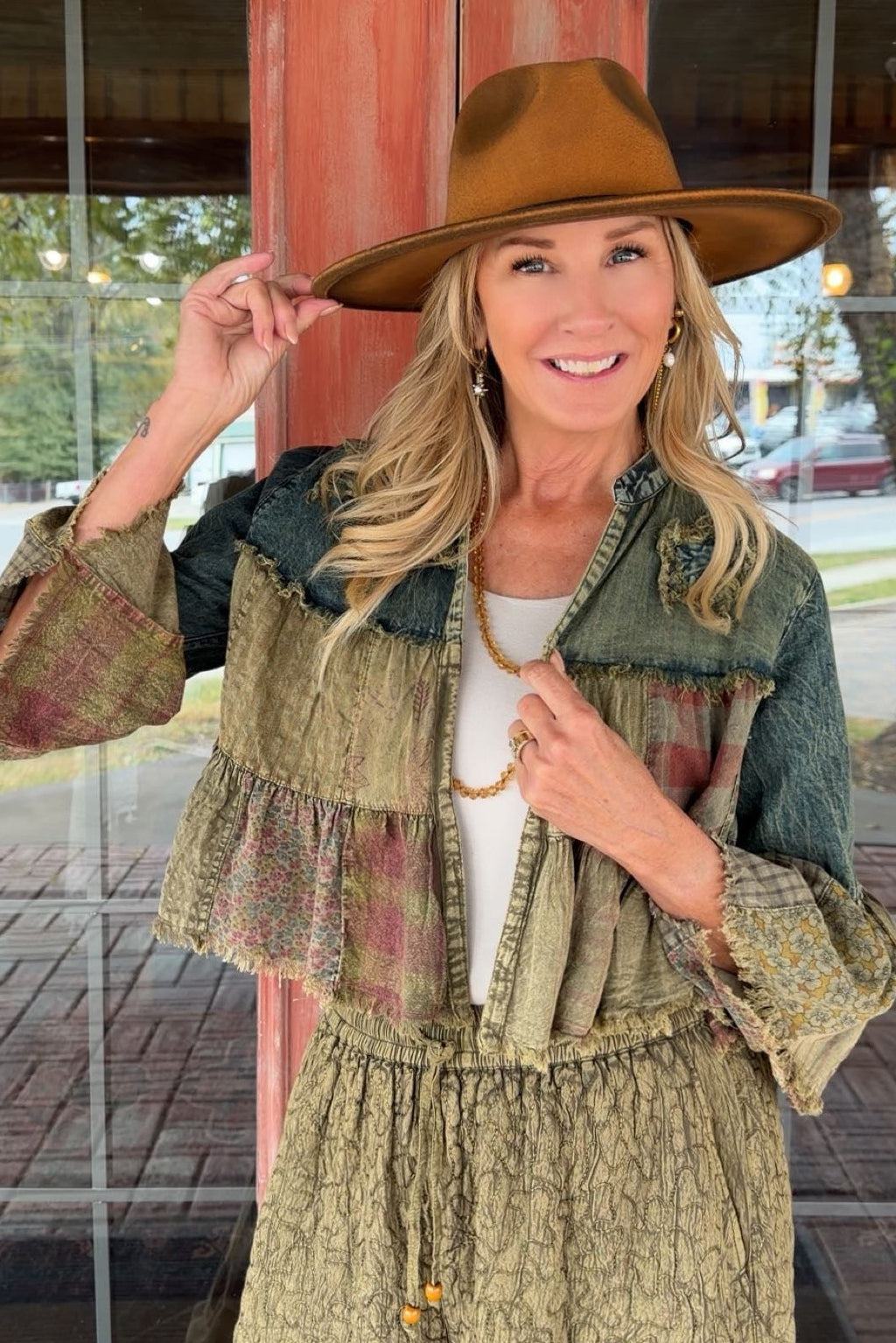 Cosmic Cottage Cropped Cardigan