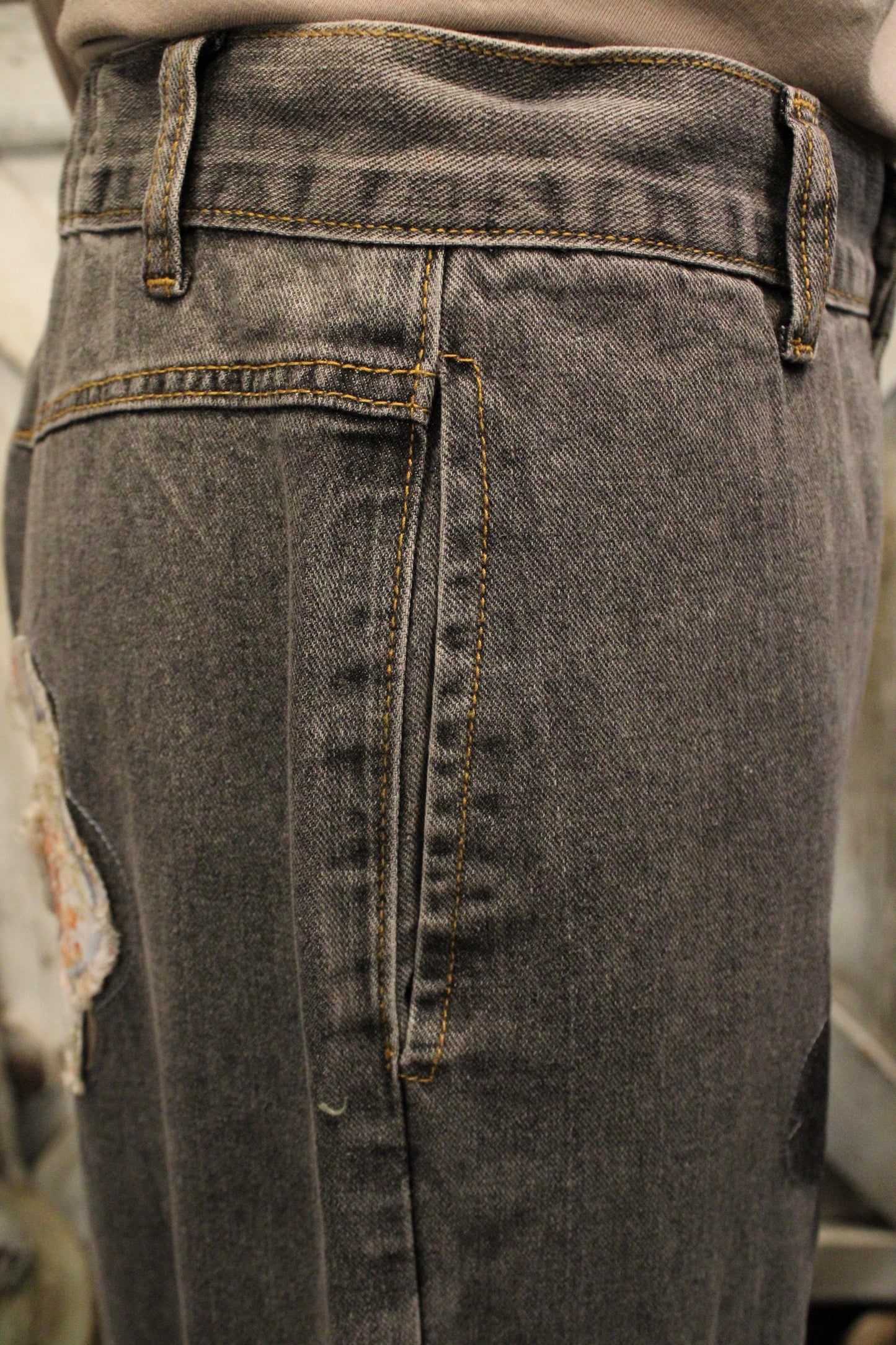 Prairie Bloom Black Pants