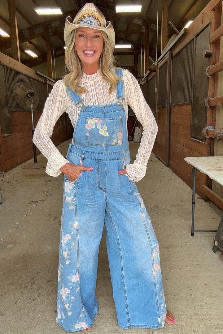 Pastel Petal Dream Overalls