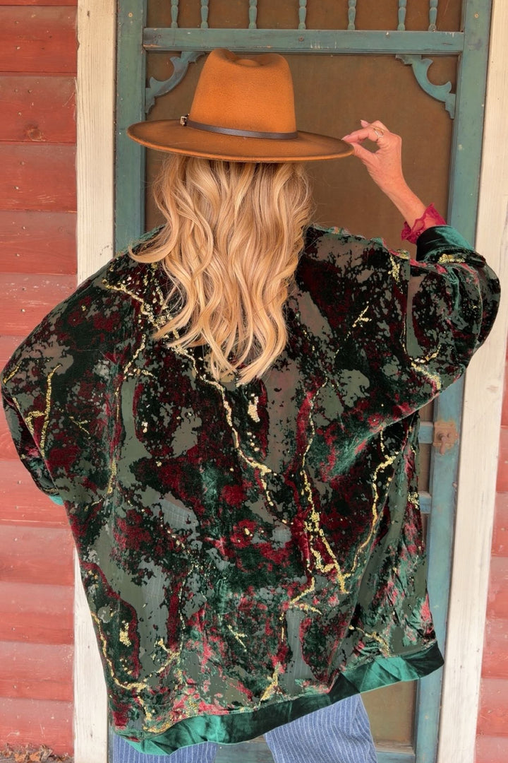 Emerald Veil Duster
