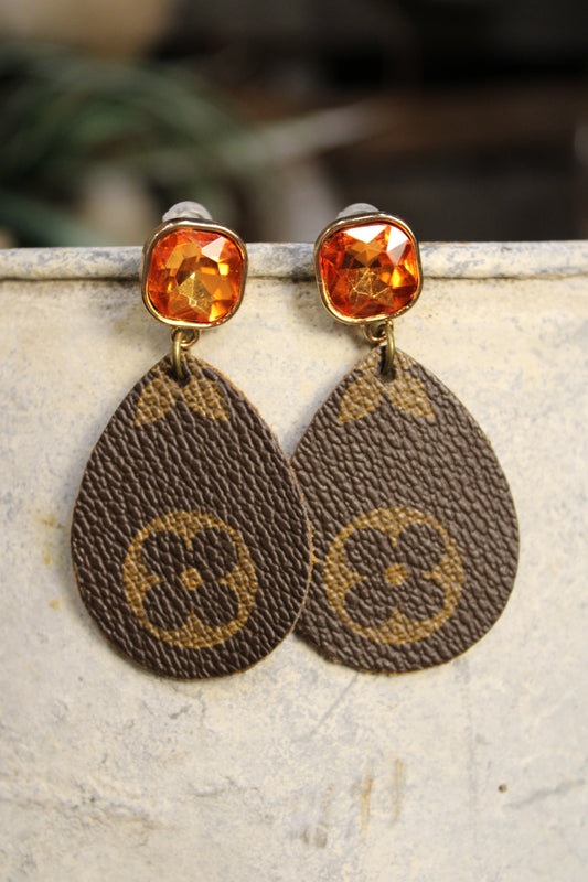 Clementine Cascade Upcycled Earrings