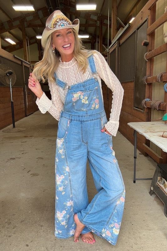 Pastel Petal Dream Overalls