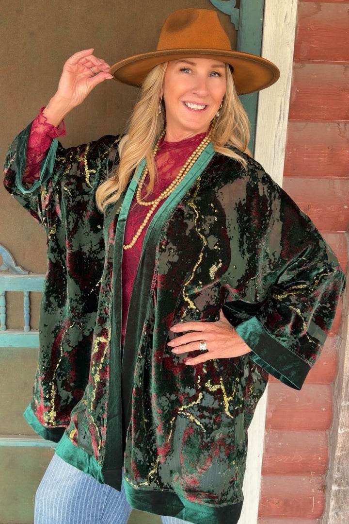 Emerald Veil Duster
