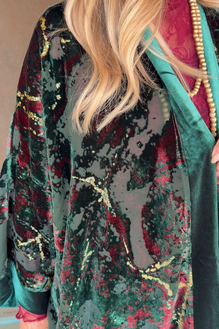 Emerald Veil Duster