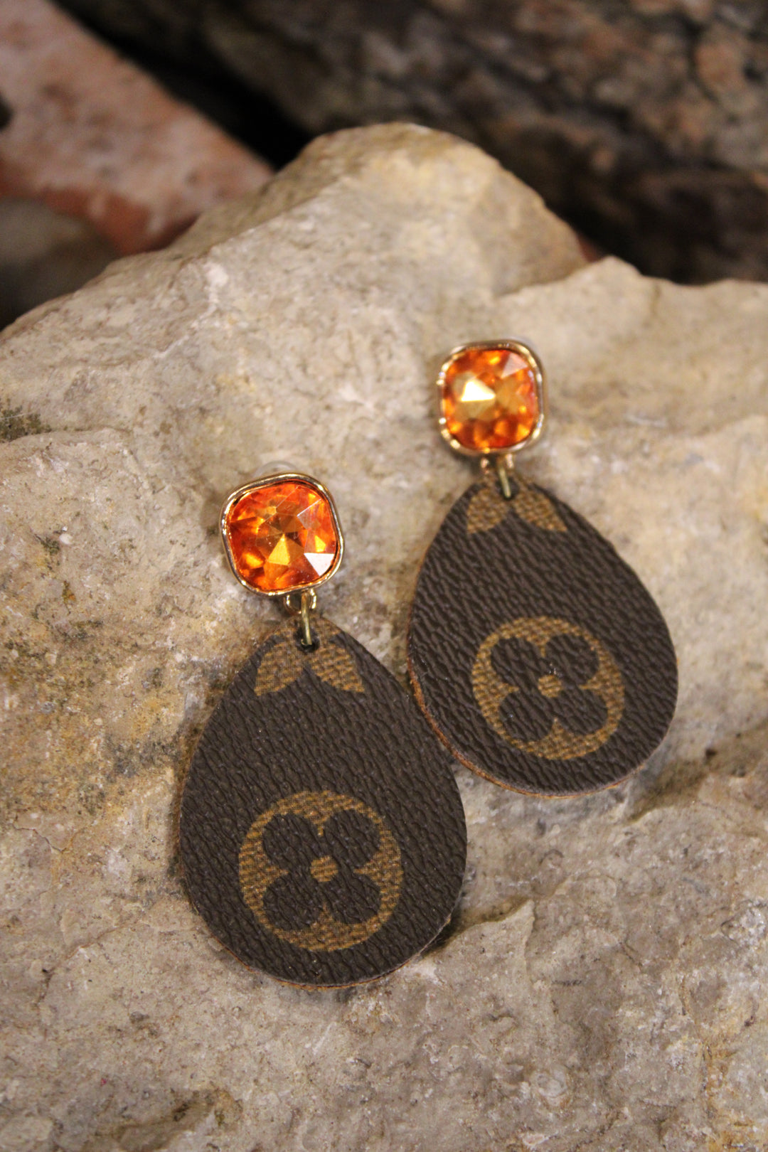 Clementine Cascade Upcycled Earrings