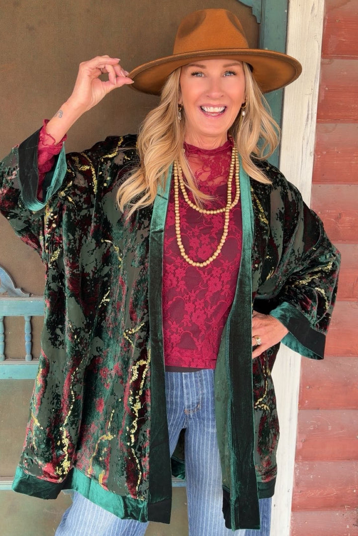 Emerald Veil Duster