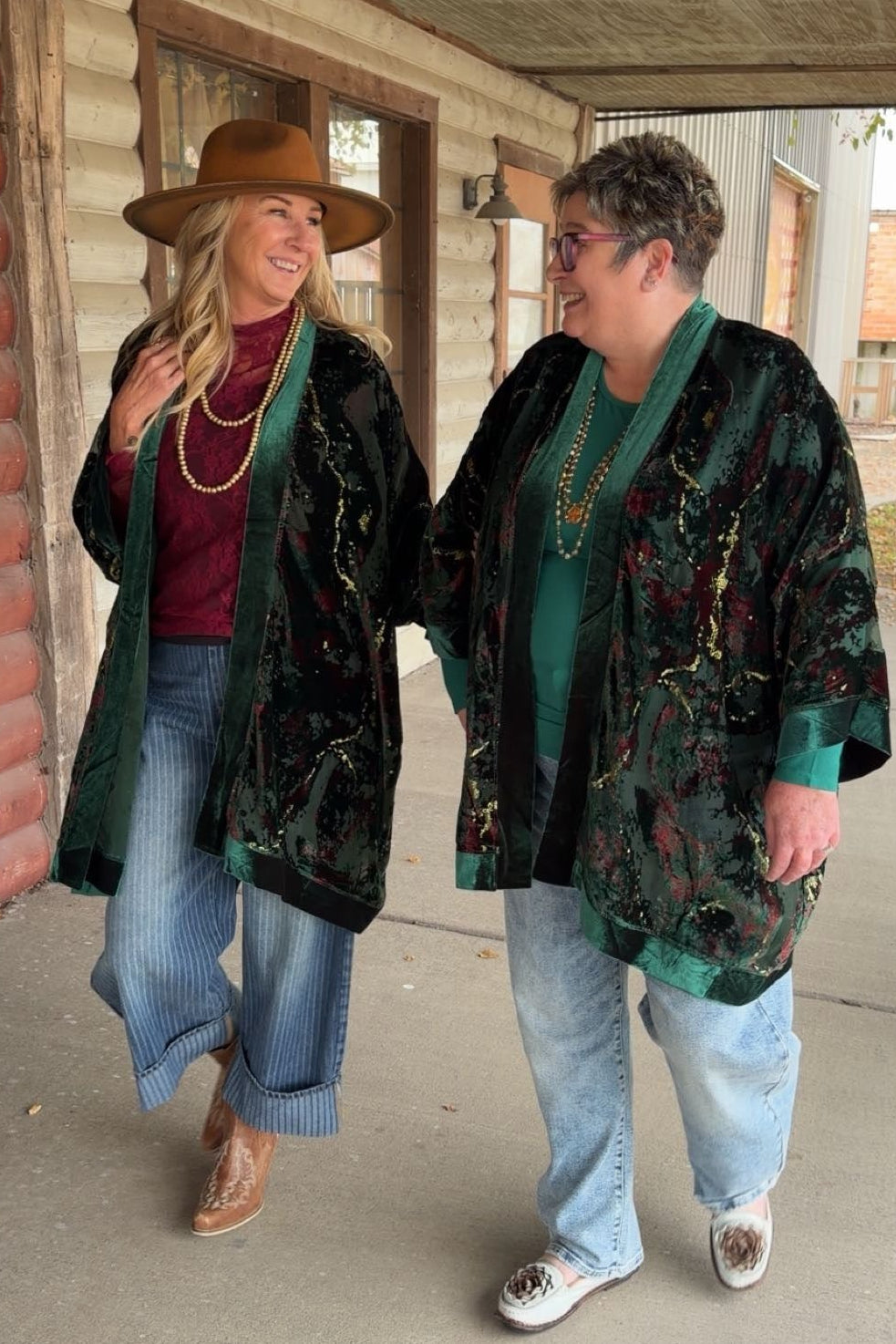Emerald Veil Duster
