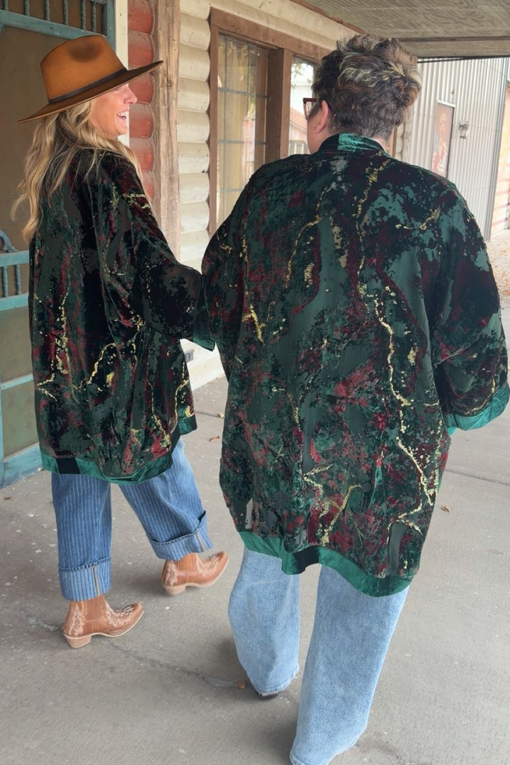 Emerald Veil Duster