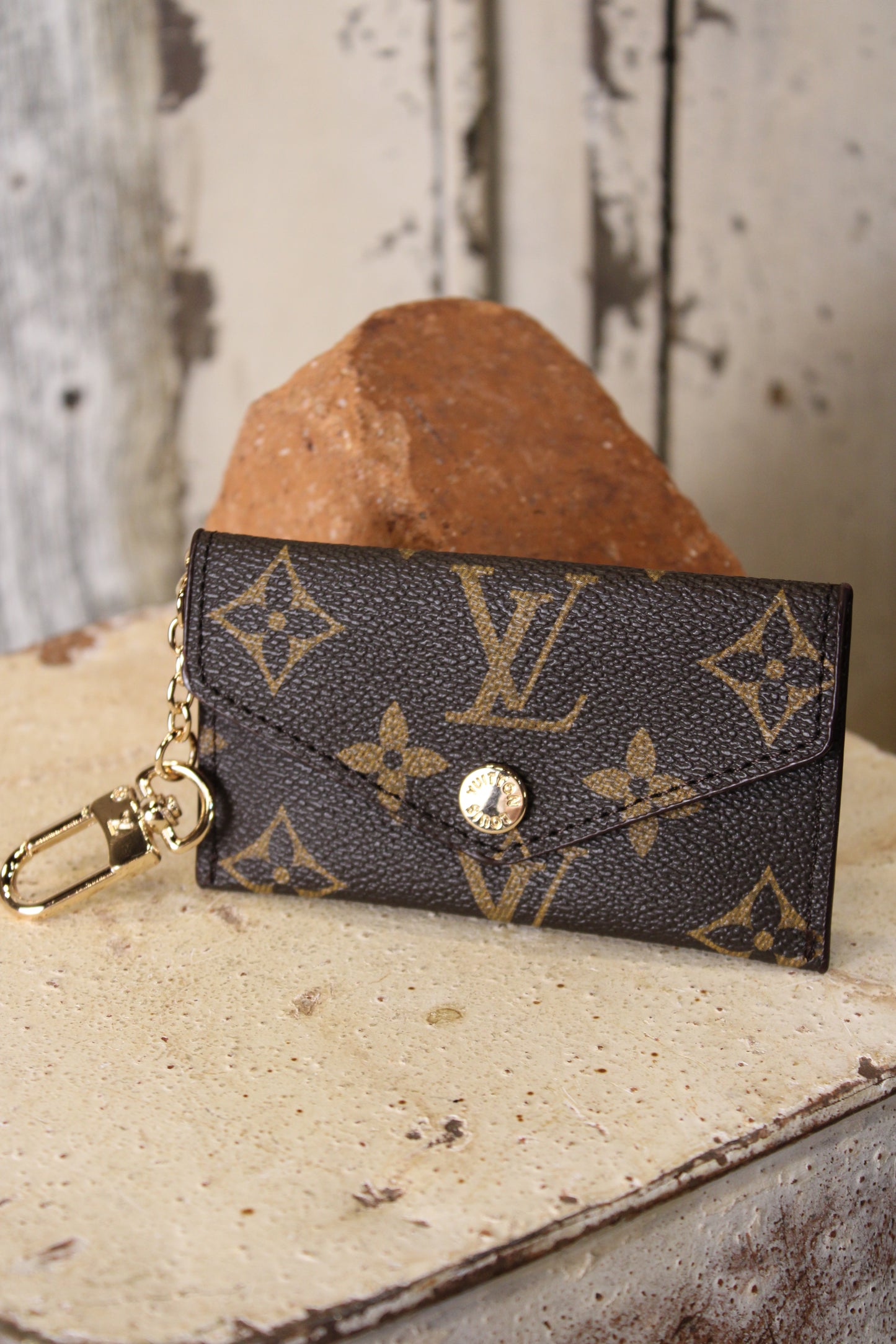Past Life Upcycled Keychain Pouch