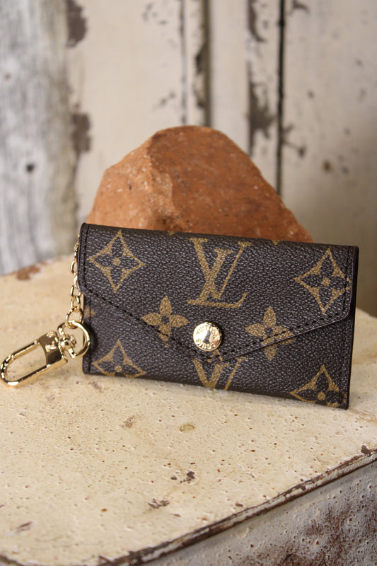 Past Life Upcycled Keychain Pouch