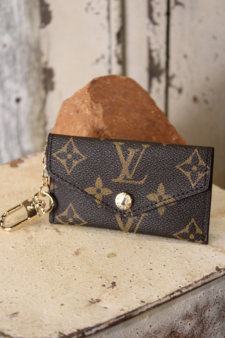 Past Life Upcycled Keychain Pouch