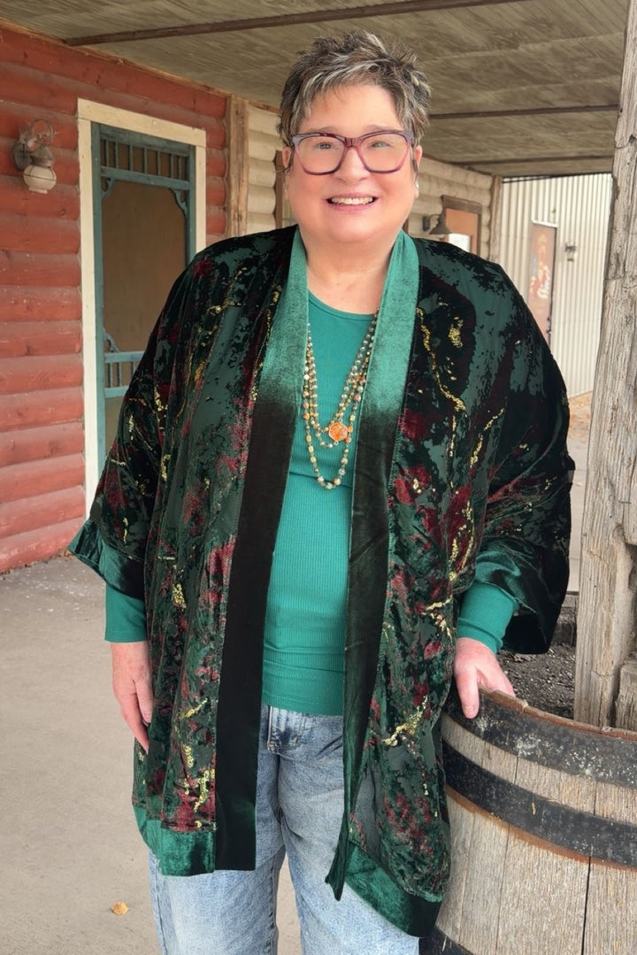 Emerald Veil Duster