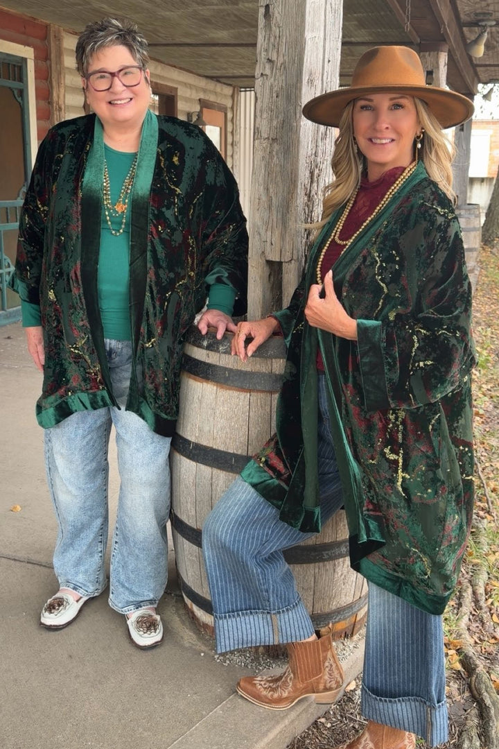 Emerald Veil Duster