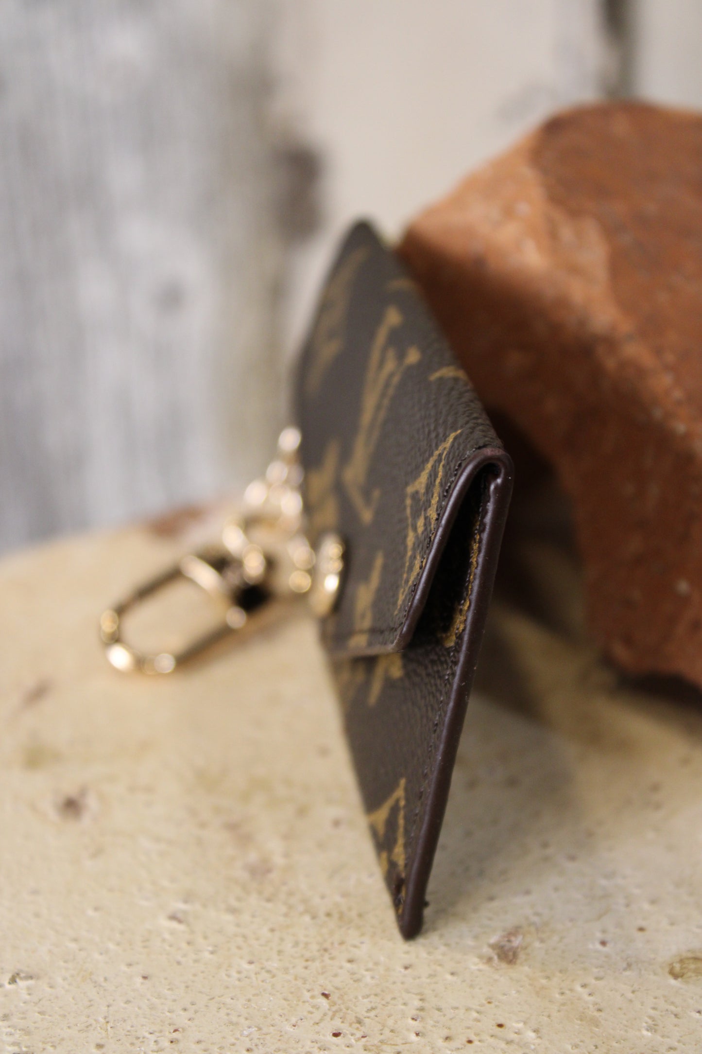 Past Life Upcycled Keychain Pouch