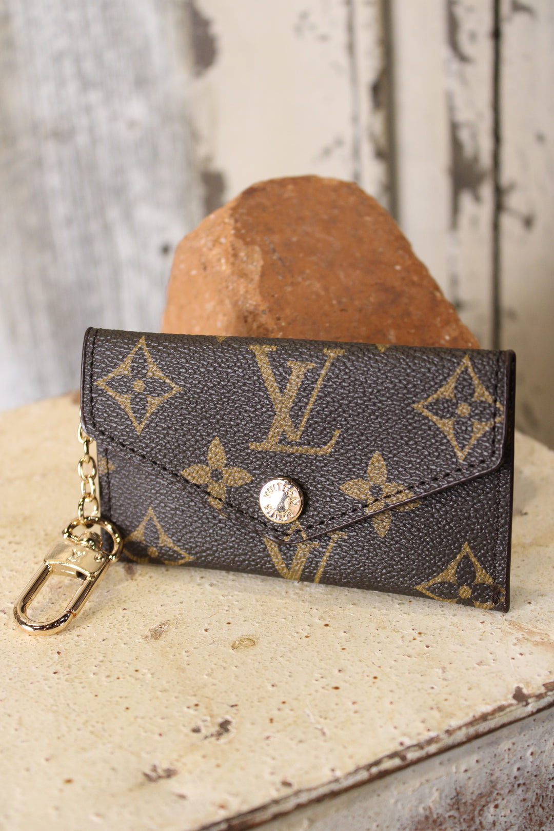 Past Life Upcycled Keychain Pouch