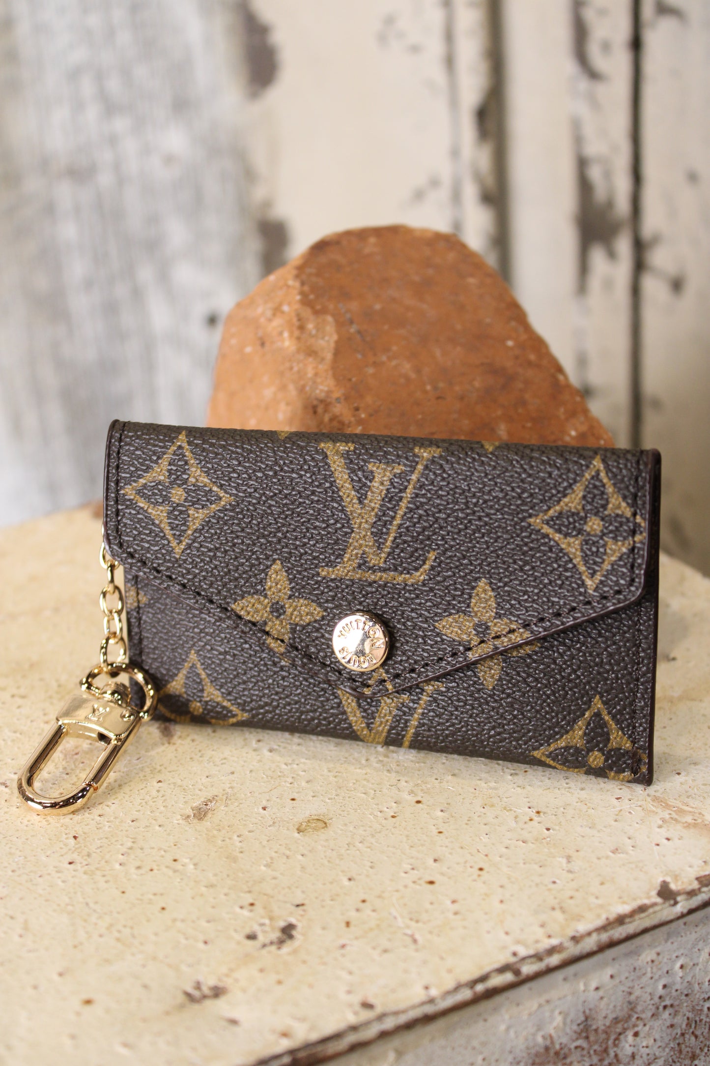 Past Life Upcycled Keychain Pouch