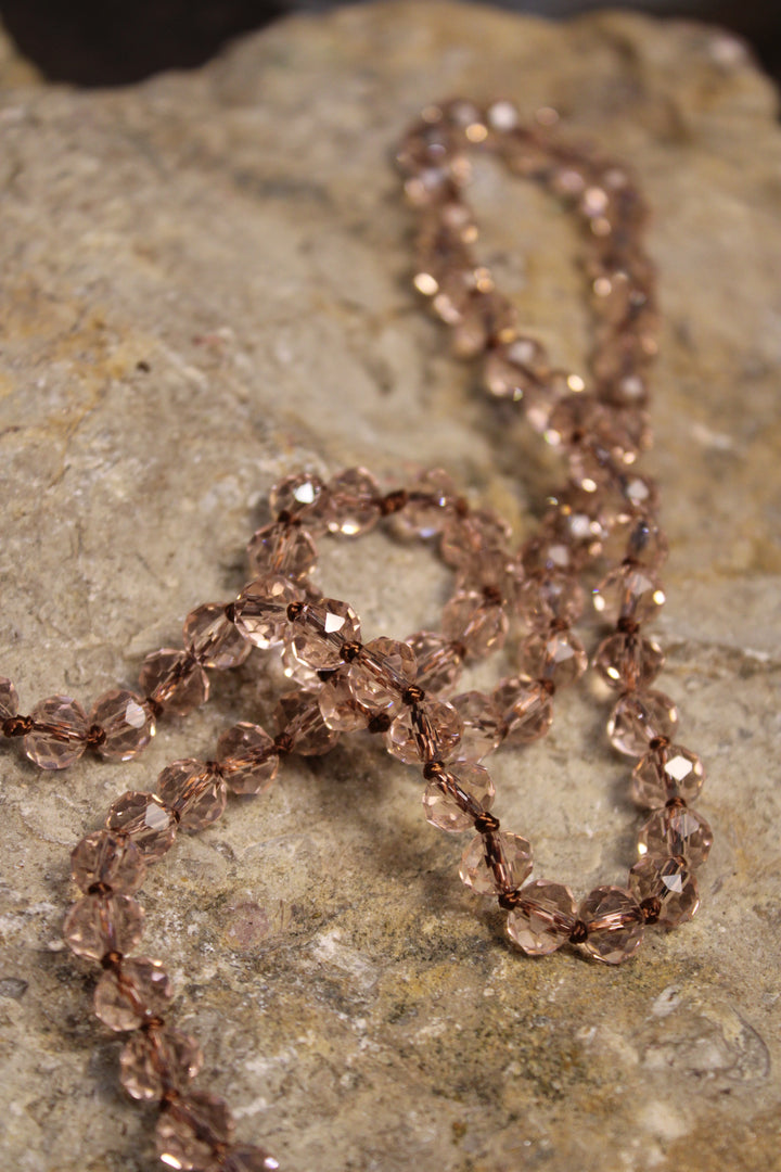 Found Treasures Upcycled Pink Sparkle Necklace