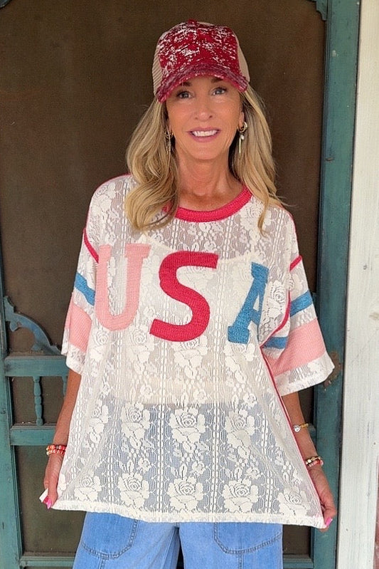 Liberty Lace Top