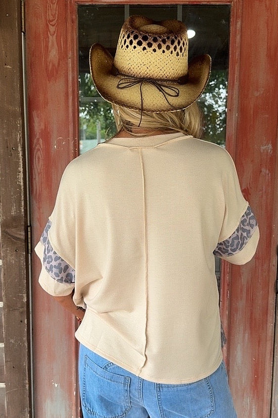 Cloud Soft Leopard Top