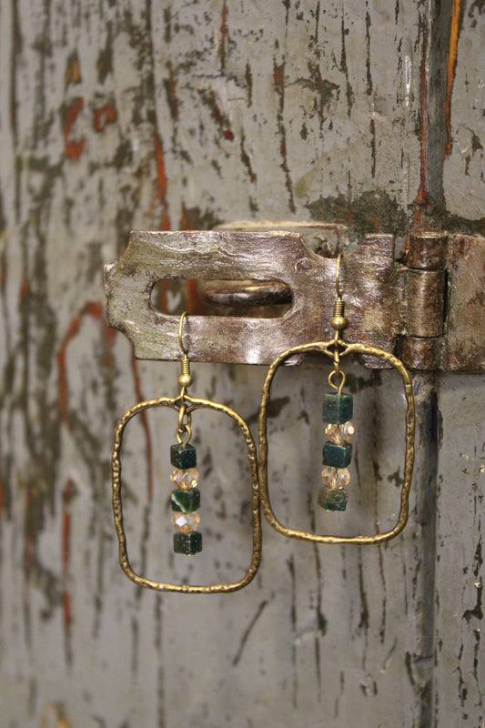 Suki India Agate Earrings