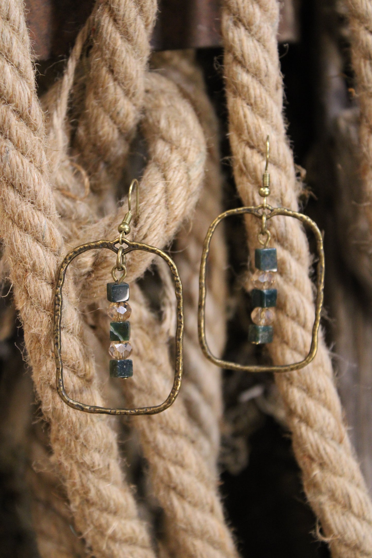 Suki India Agate Earrings