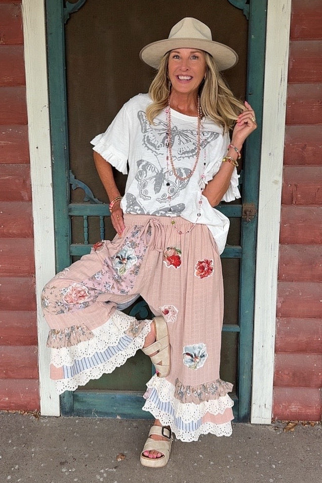 Rustic Romance Cotton Pants