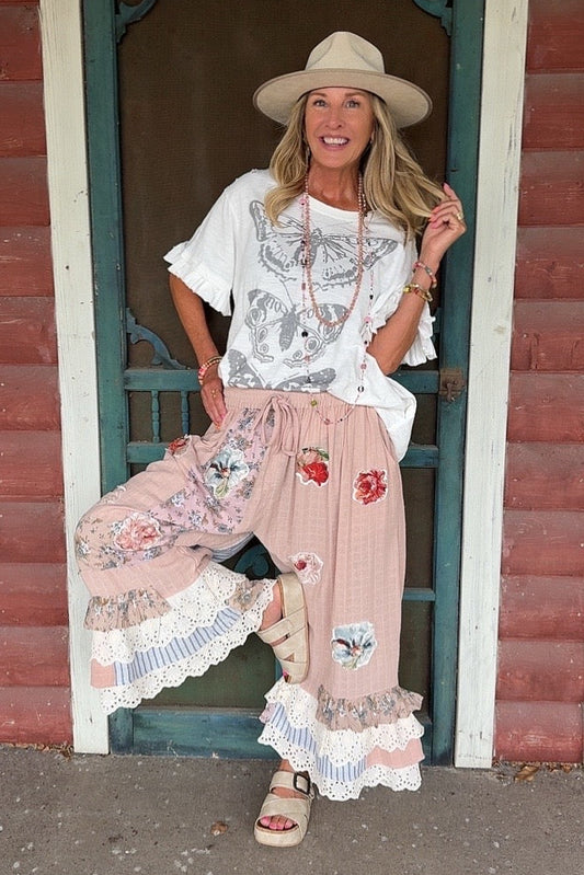 Rustic Romance Cotton Pants