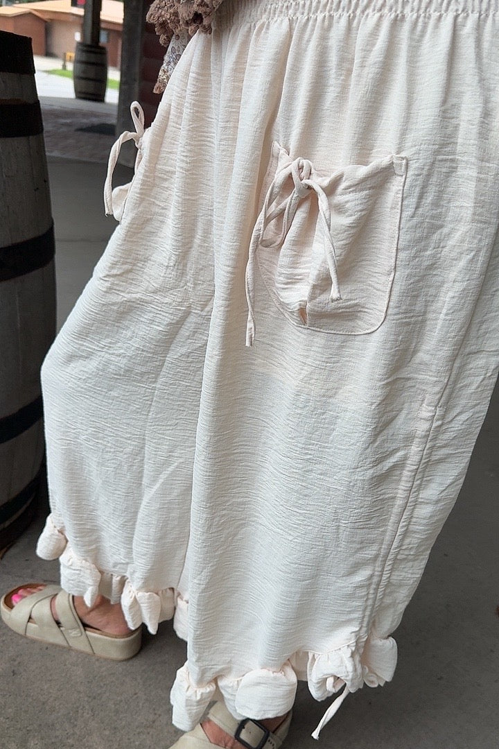 Cloverfield Cream Bloomer Pants